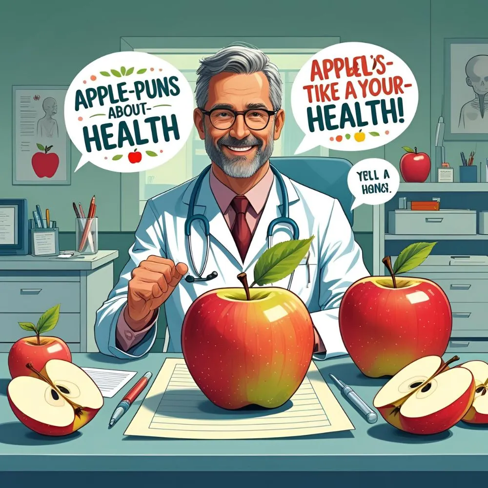 apple puns about health