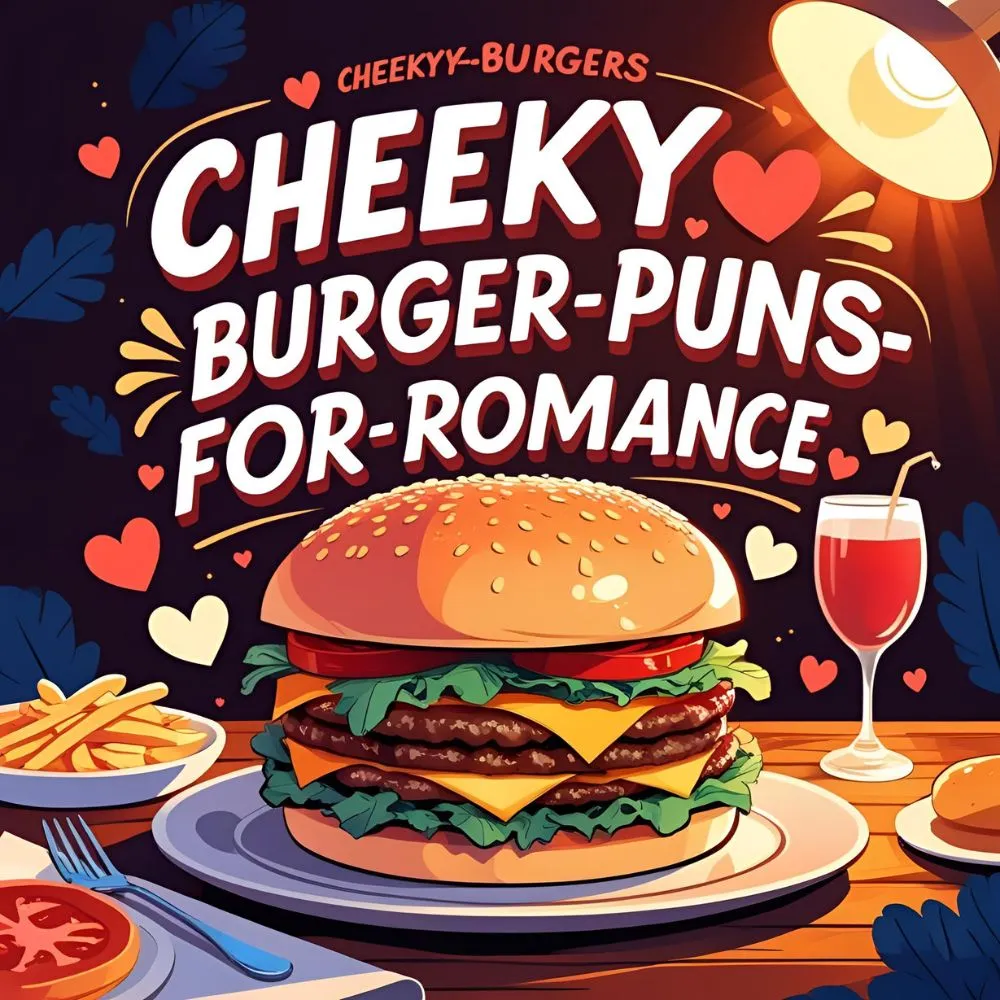 Cheeky Burger Puns for Dating & Romance
