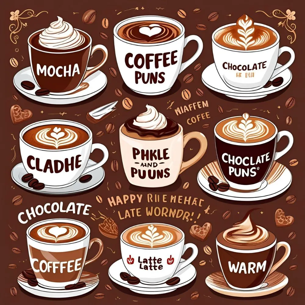 Chocolate and Coffee Puns