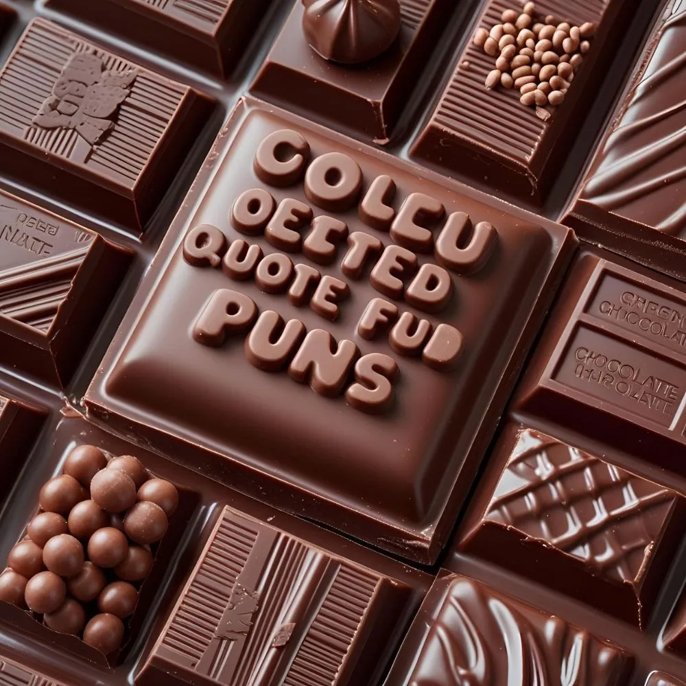 Chocolate Quotes Turned Puns