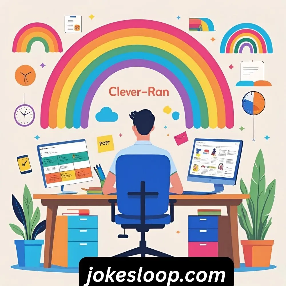 Clever Rainbow Puns for Work & Office
