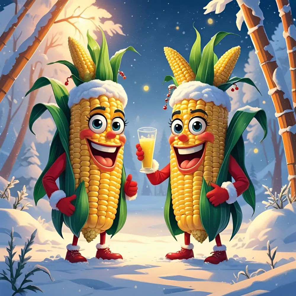 corn jokes puns Christmas