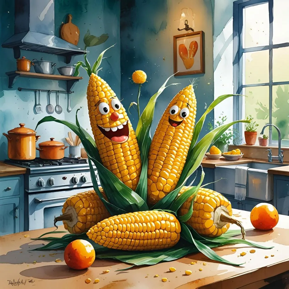 corn puns food