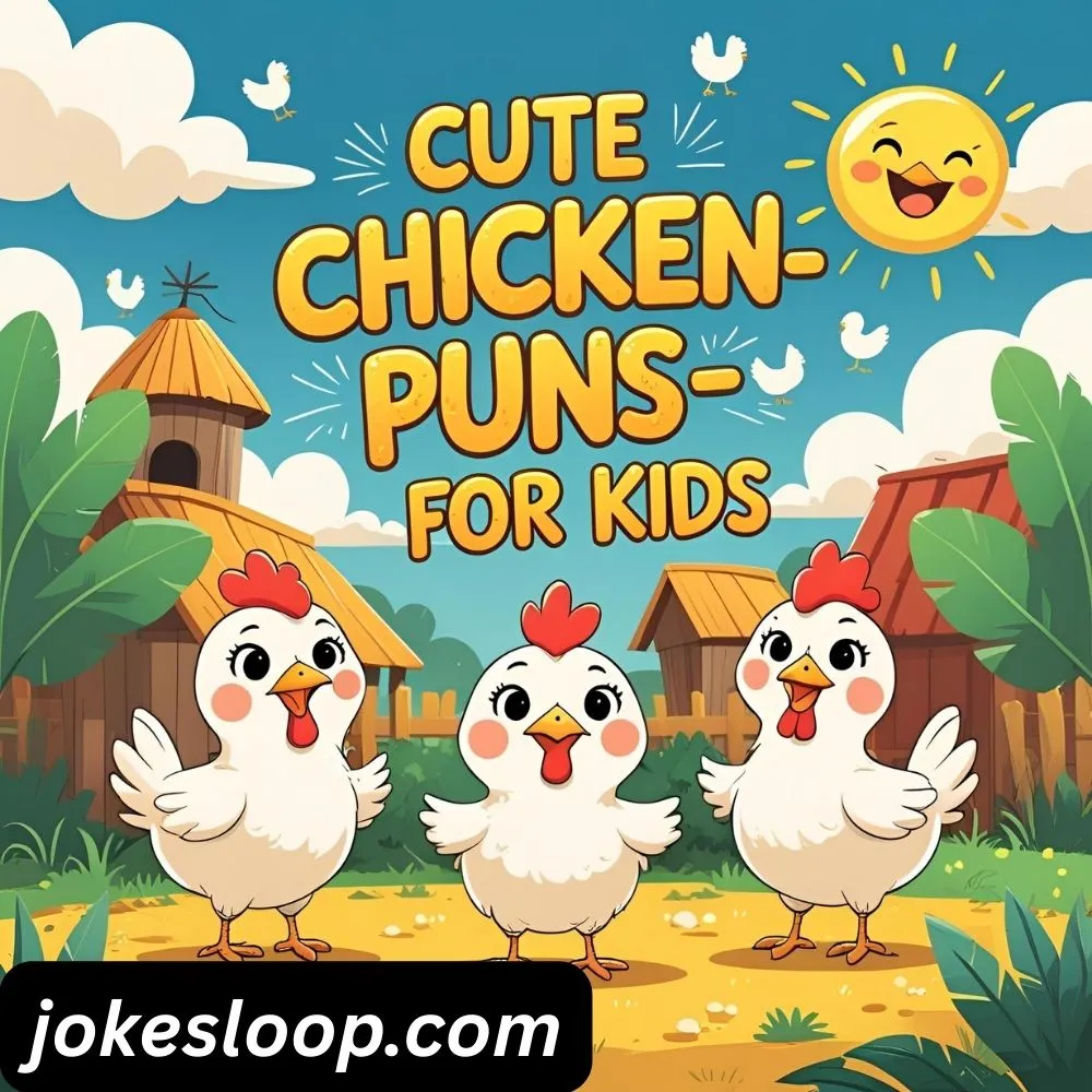 “Cute Chicken Puns for Kids”