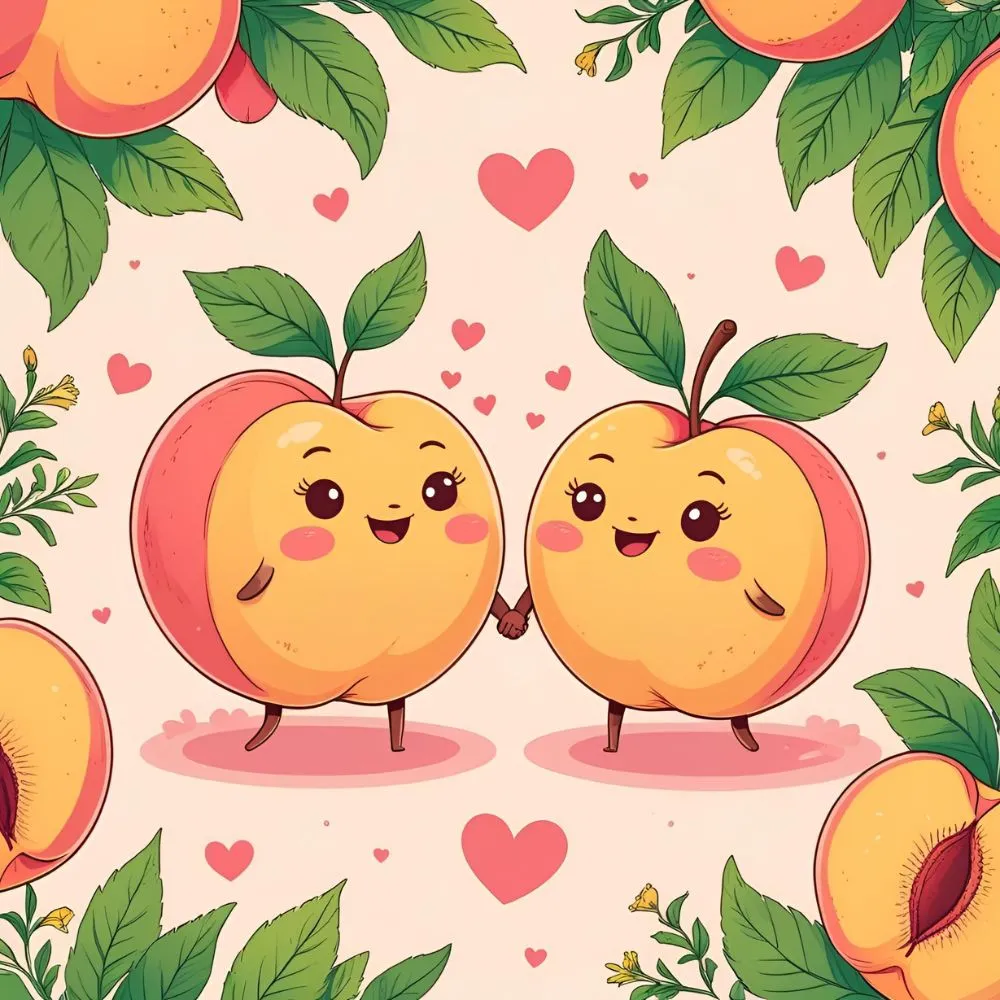 Cute Peach Puns for Couples ❤️