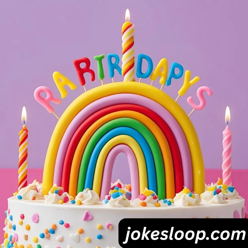 Cute Rainbow Puns for Birthdays