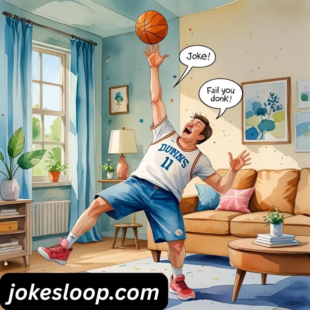 Funny Basketball Dad Jokes About Dunking