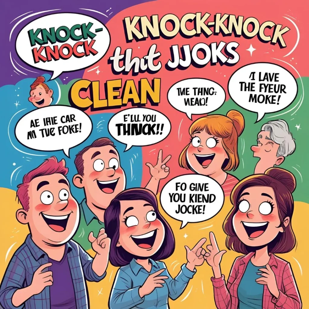 funny knock knock jokes clean