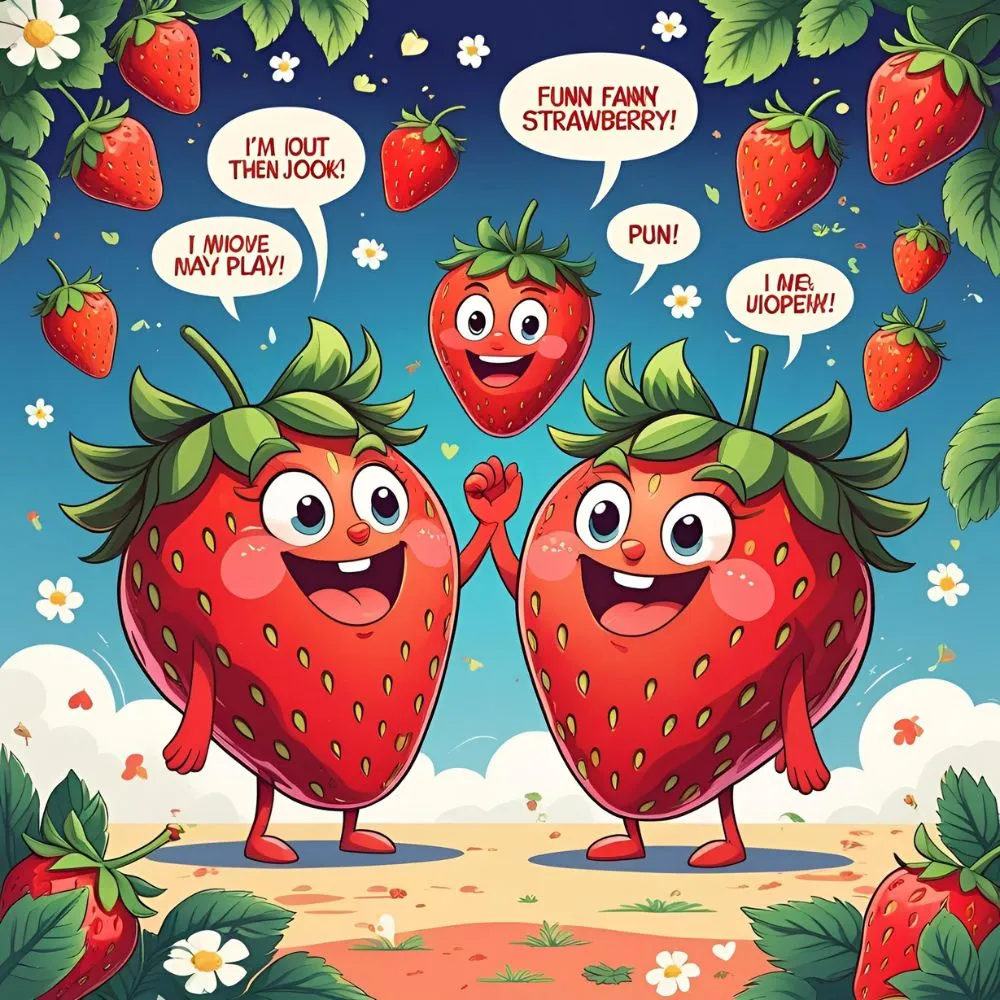 Funny Strawberry Puns