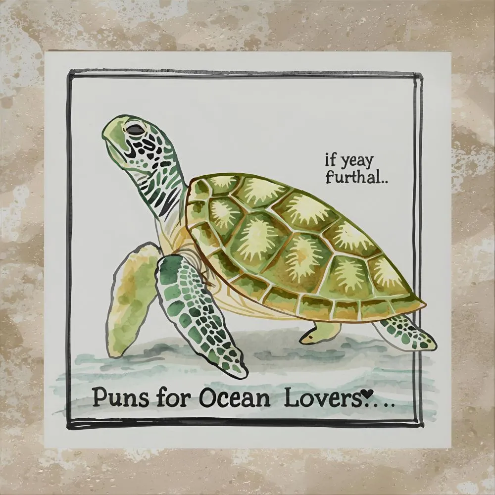 Sea Turtle Puns for Ocean Lovers
