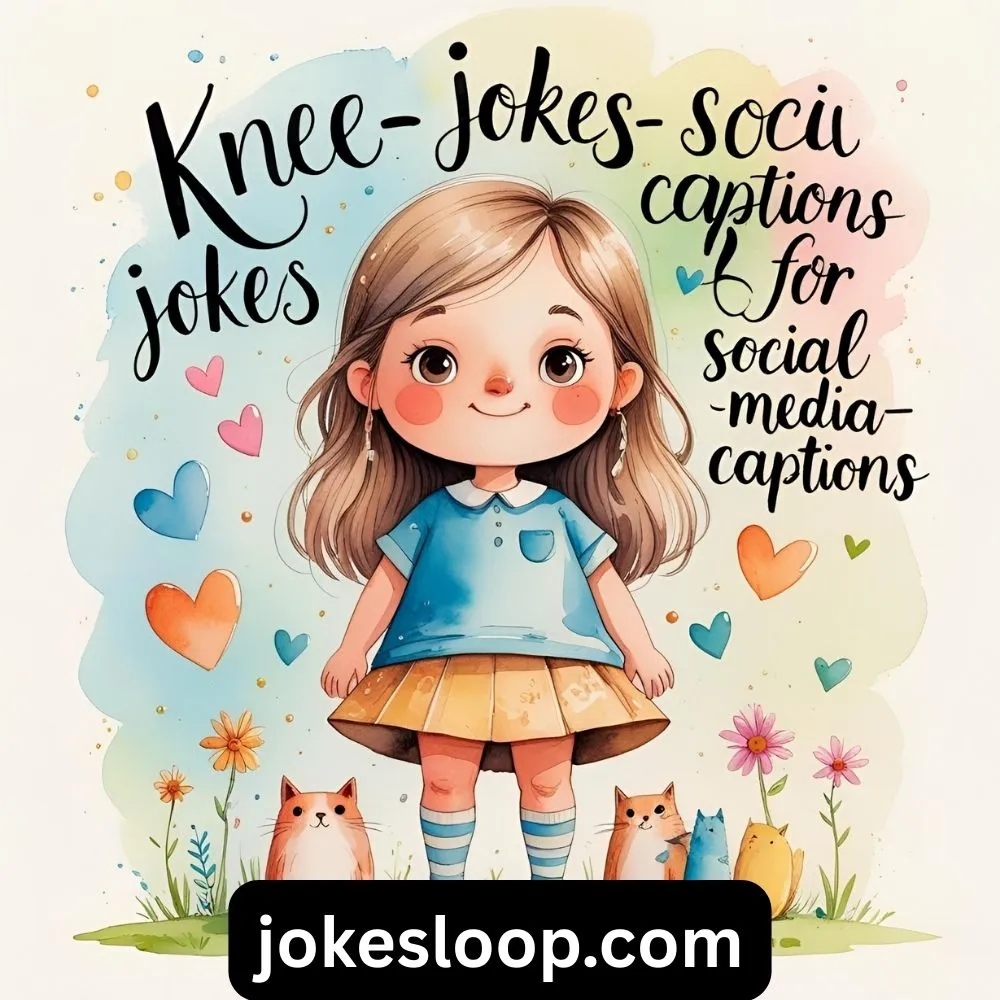 Knee Jokes for Social Media Captions