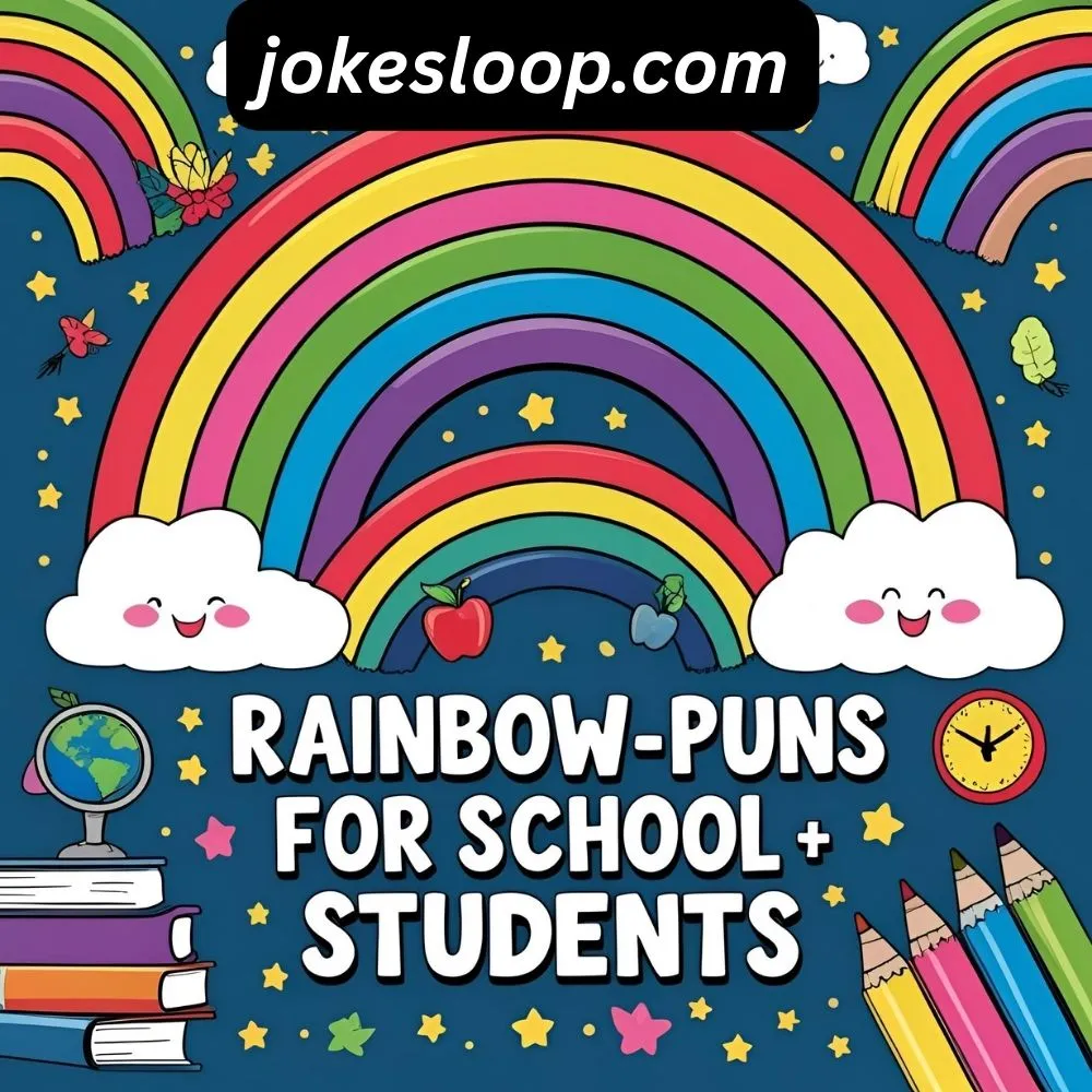 Rainbow Puns for School & Students