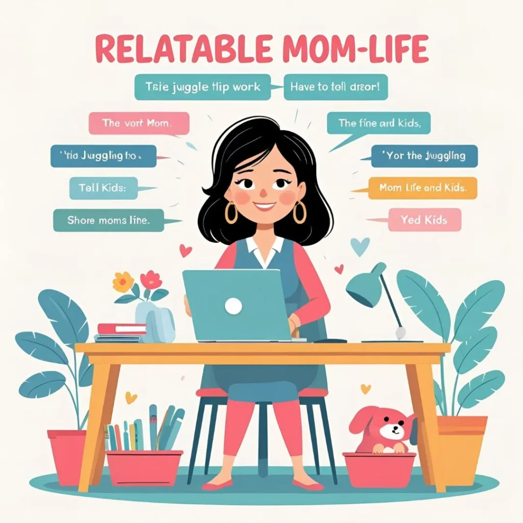 Relatable “mom life” quips