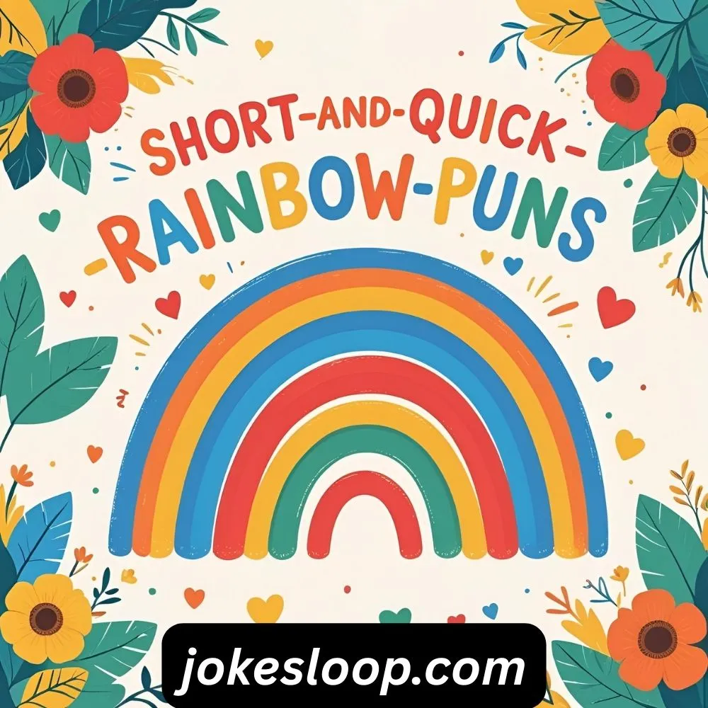Short & Quick Rainbow Puns