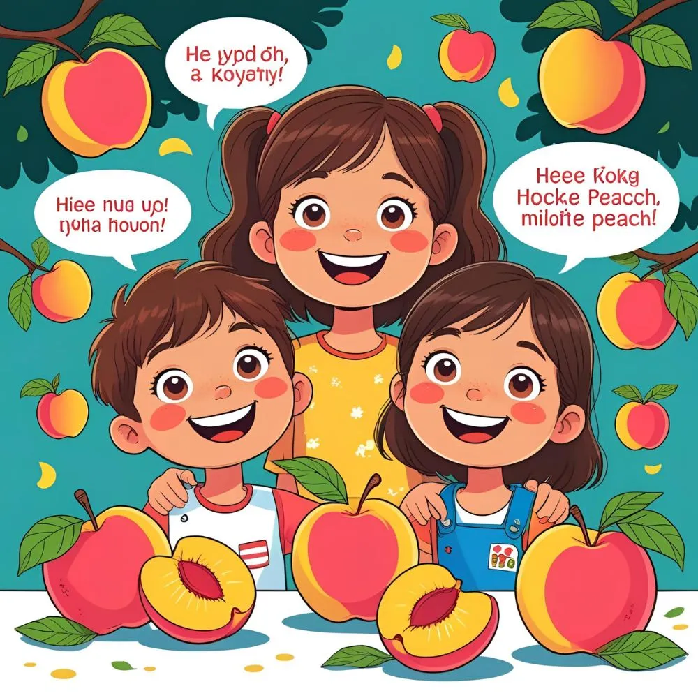 Silly Peach Jokes for Kids 👧👦