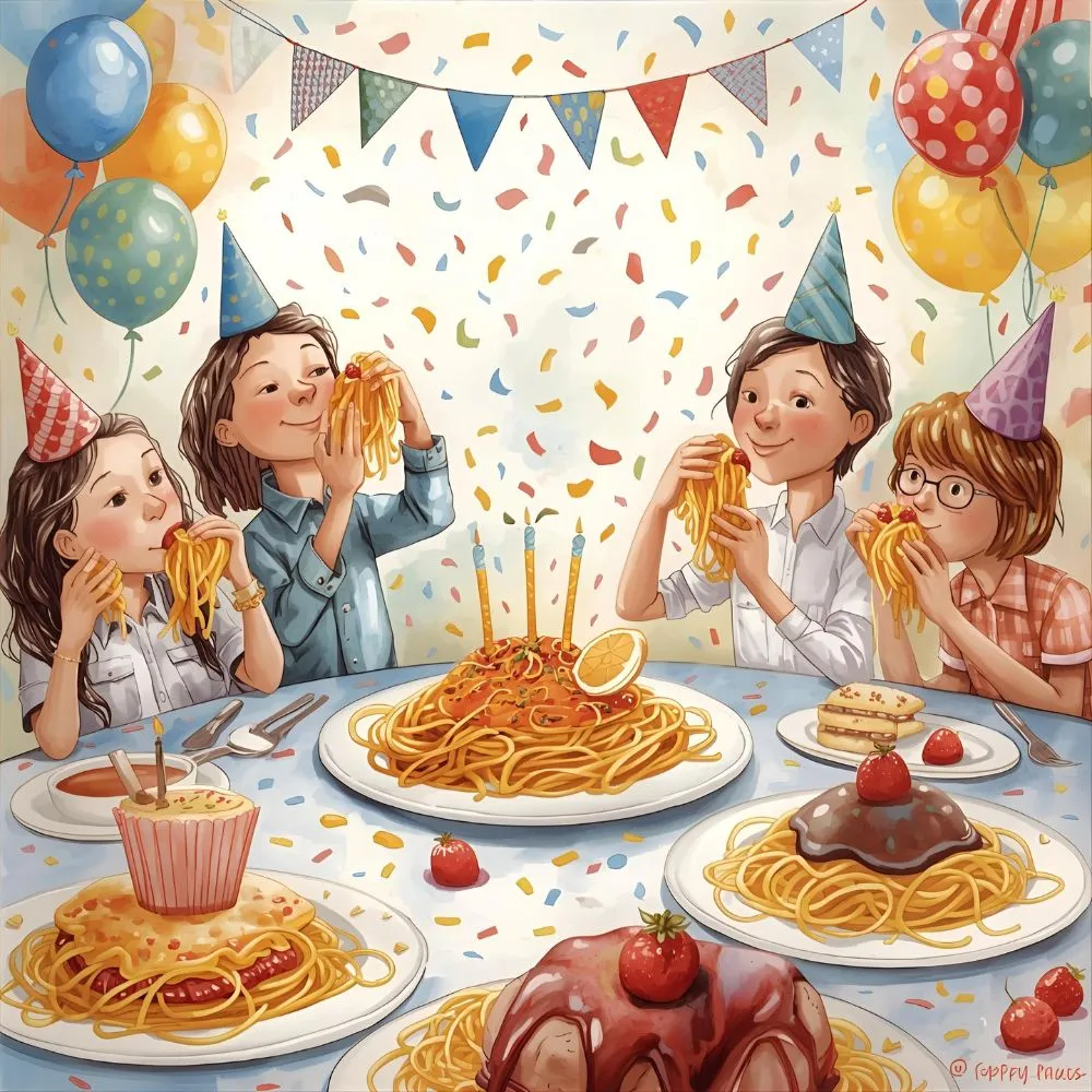 Spaghetti Birthday Puns