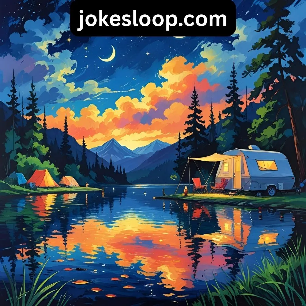 Sparkling Lake Puns for Camping Nights
