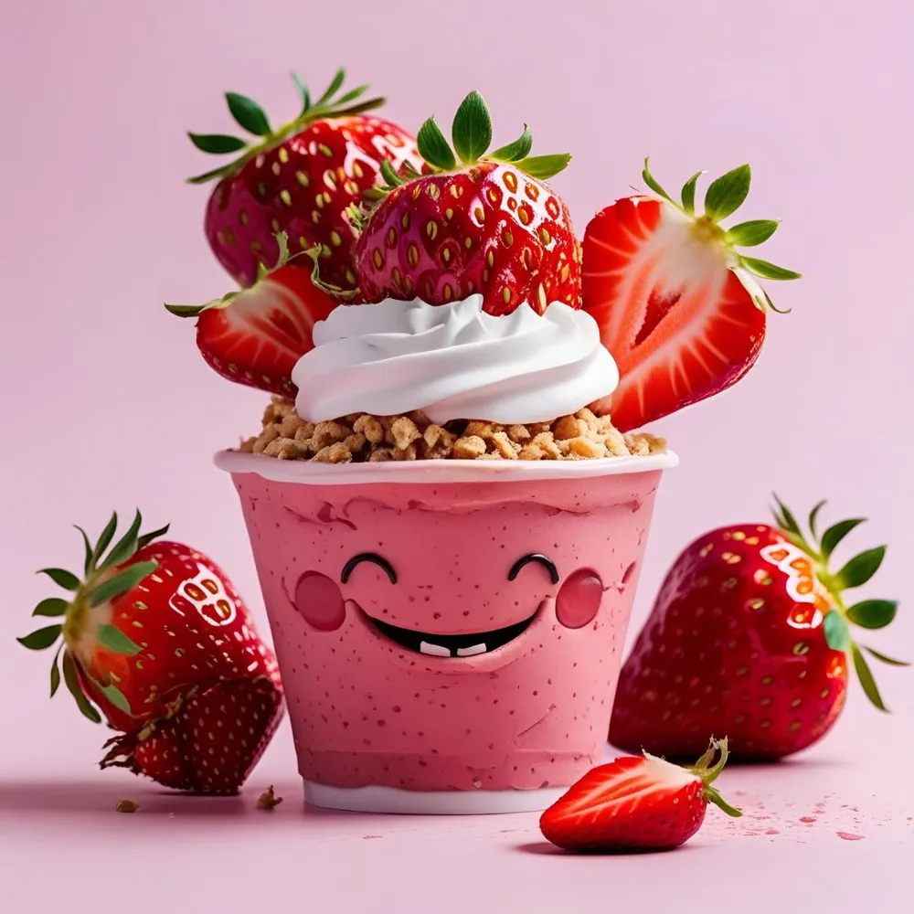 Strawberry Foodie Puns