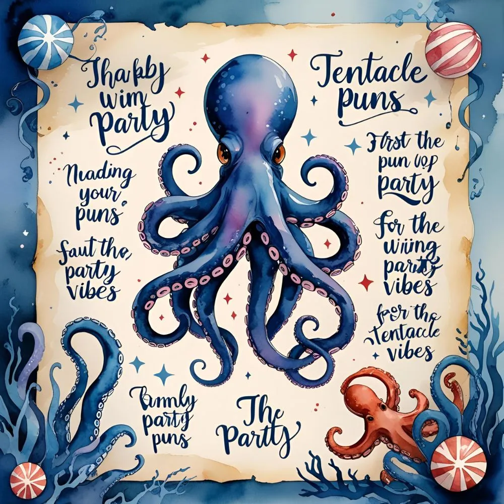 Tentacle Puns for Party Vibes