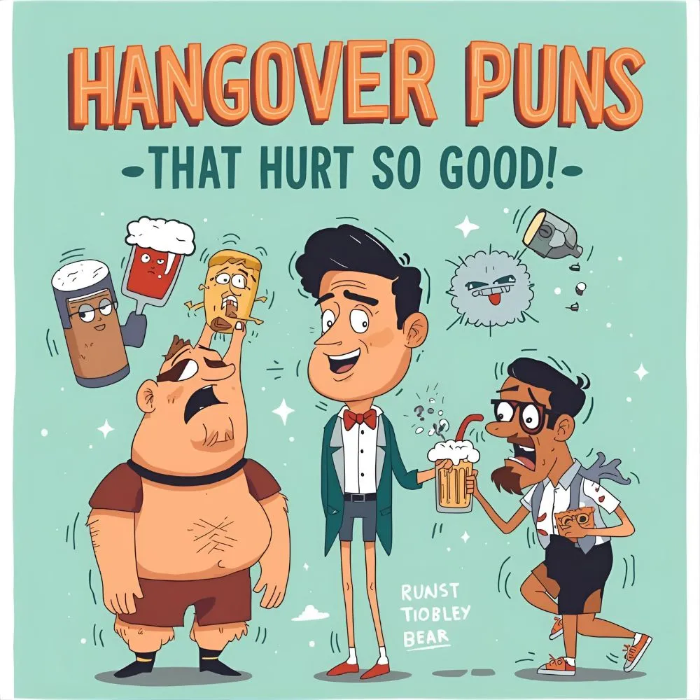 Hangover Puns That Hurt So Good
