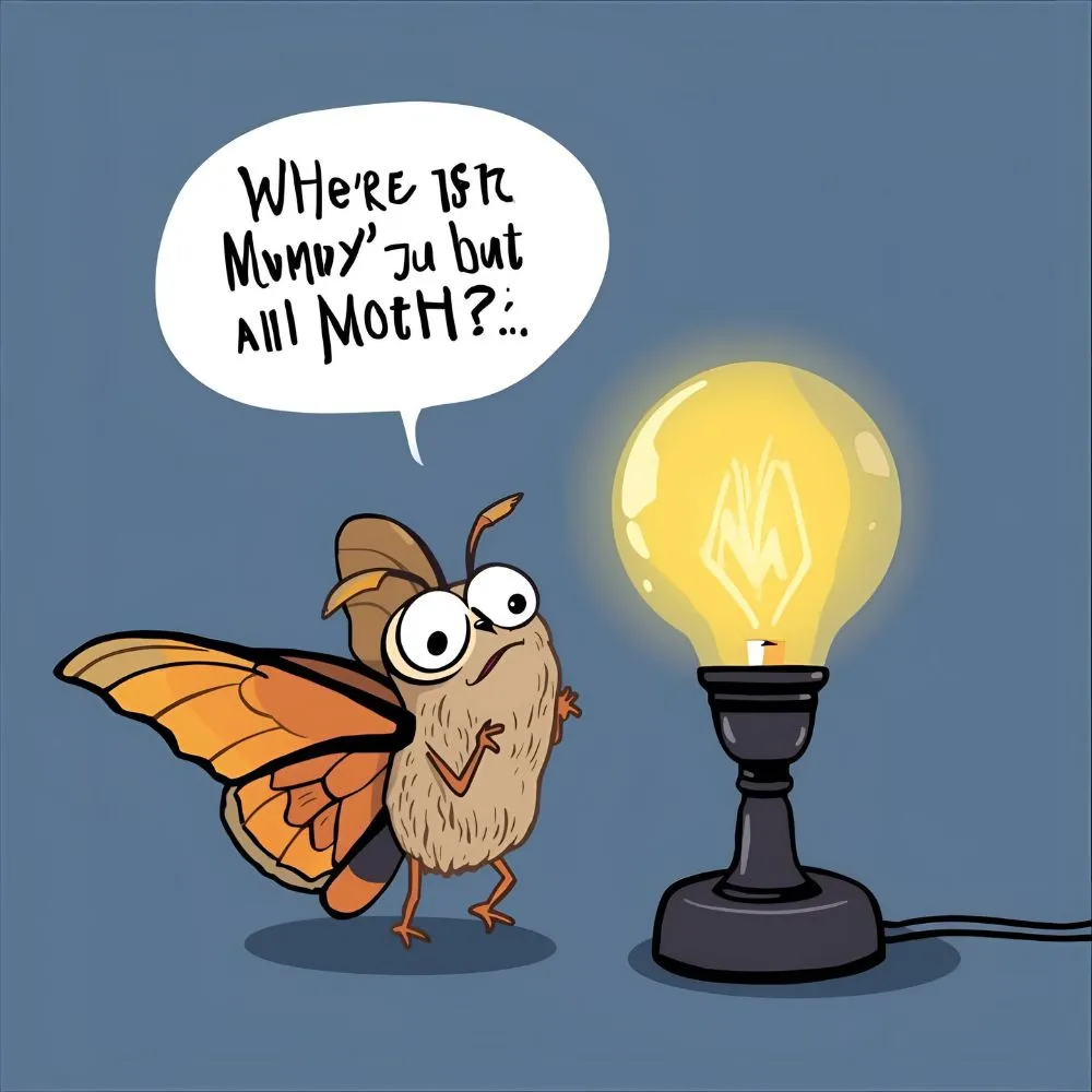 Moth and Lamp Jokes