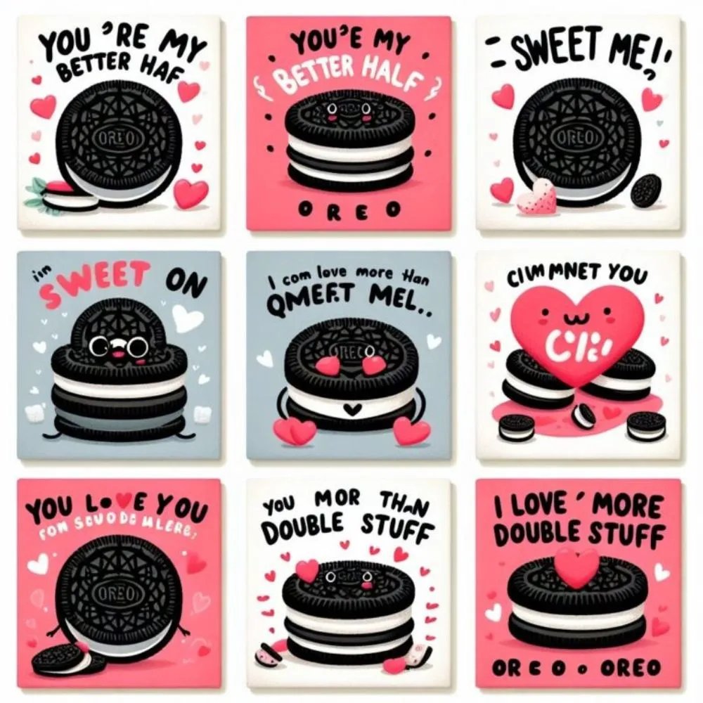 Oreo Love Puns ❤️