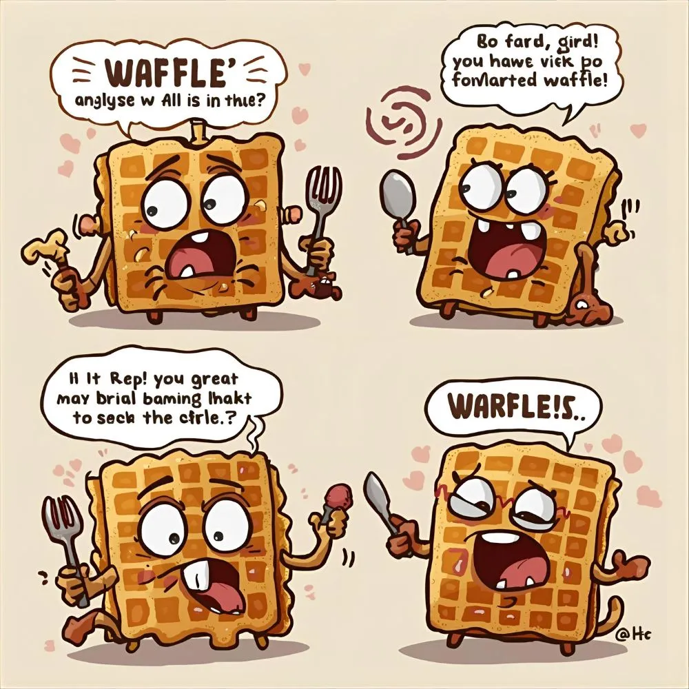 Savory Waffle Puns 🍗🧇