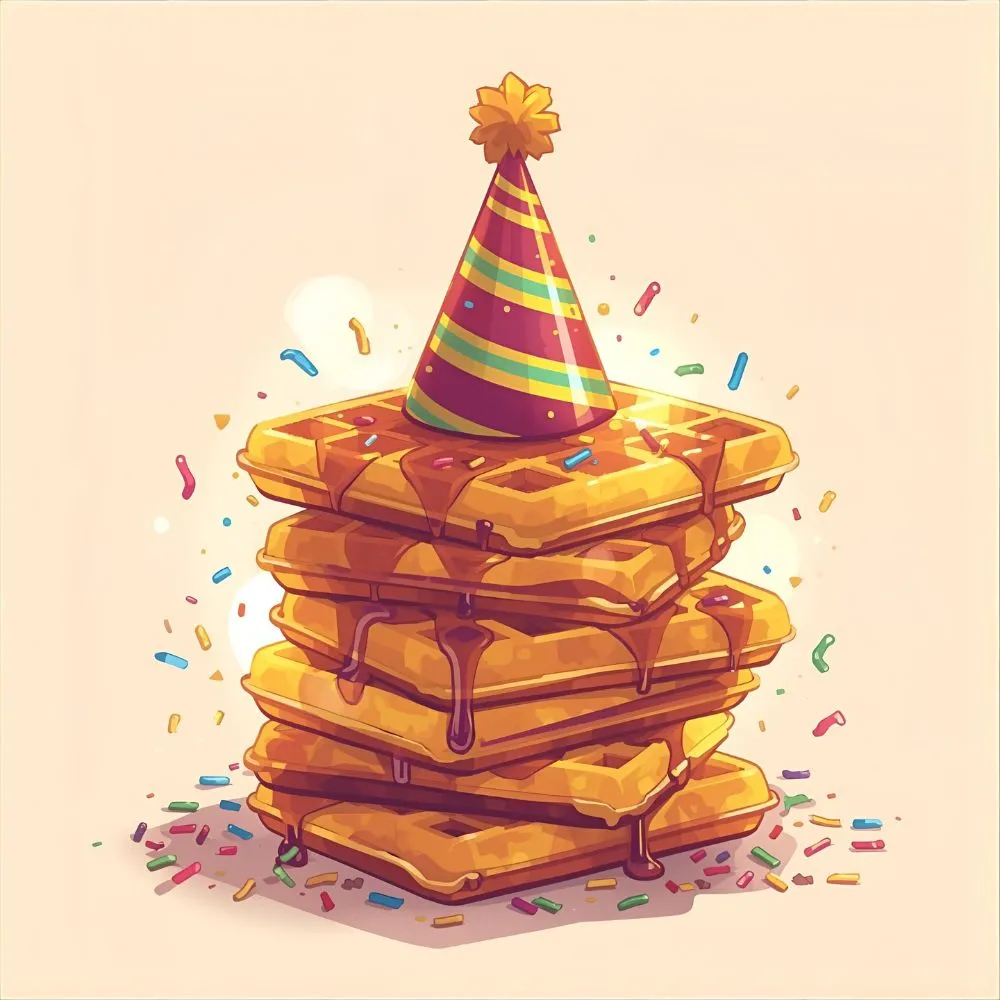 Waffle Birthday Puns 🎂🎉