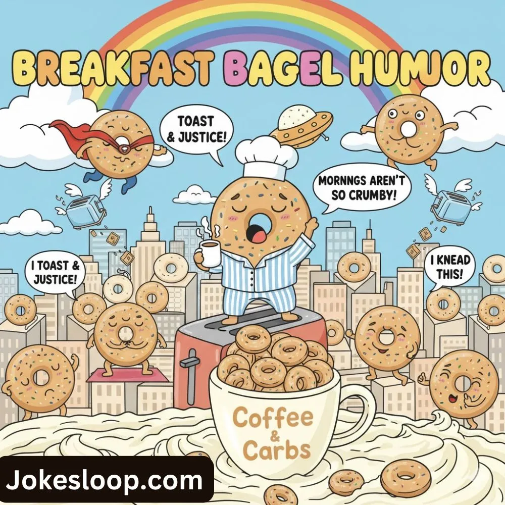 Breakfast Bagel Humor