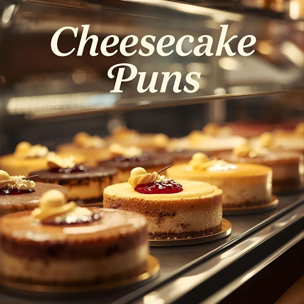 Cheesecake Puns