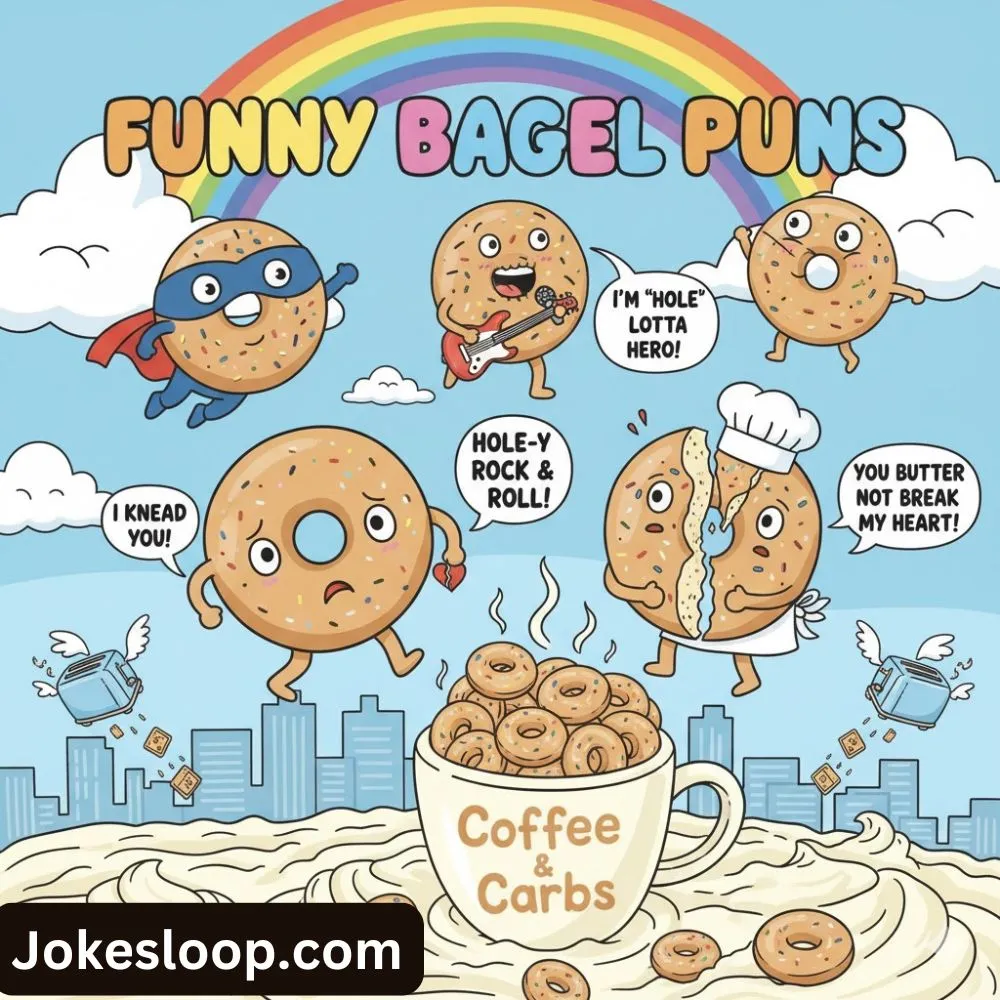 Funny Bagel Puns