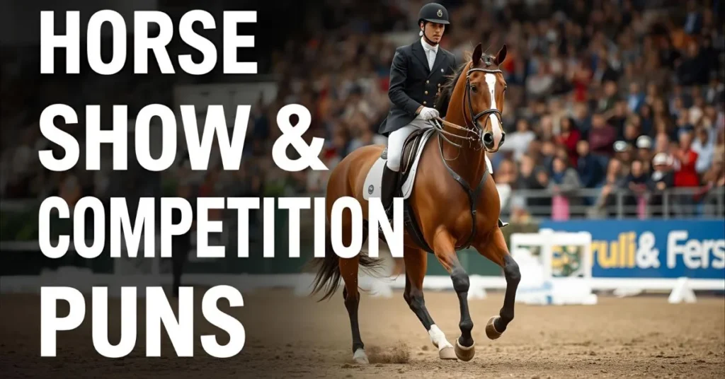 Horse Show & Competition Puns