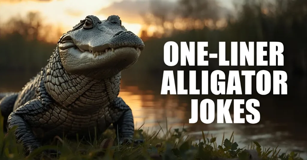 One-Liner Alligator Jokes