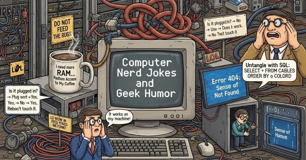 Computer Nerd Jokes and Geek Humor