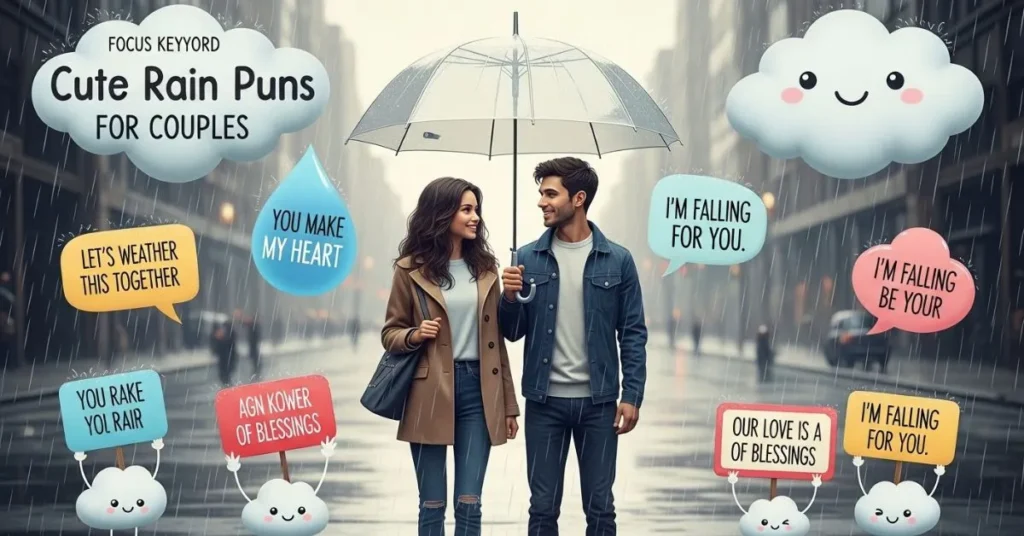 Cute Rain Puns for Couples