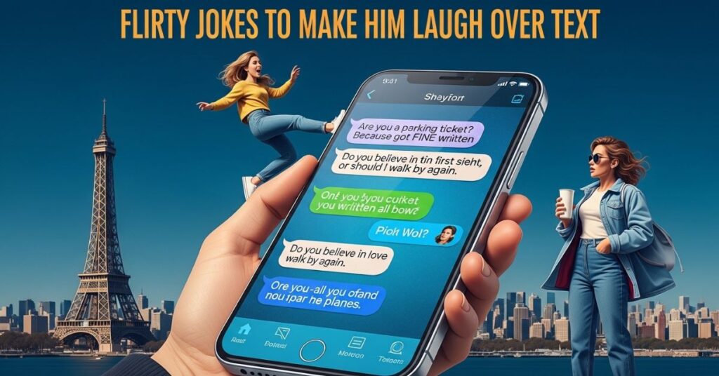 Flirty Jokes to Make Him Laugh Over Text