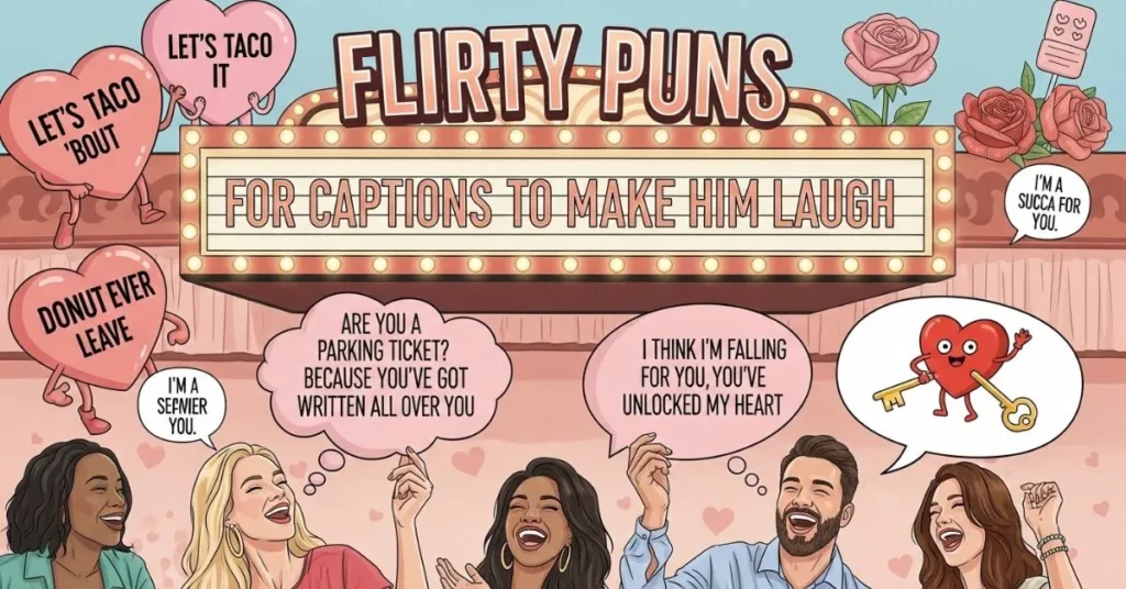 Flirty Puns for Captions to Make Him Laugh