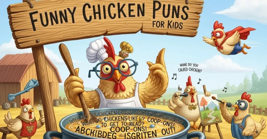 Funny Chicken Puns for Kids