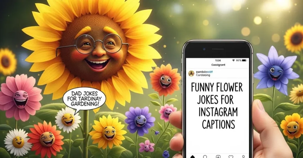 Funny Flower Jokes for Instagram Captions