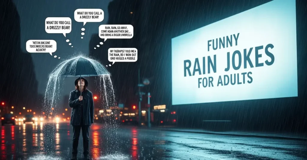 Funny Rain Jokes for Adults