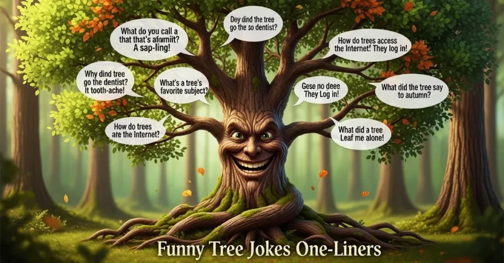 Funny Tree Jokes One-Liners
