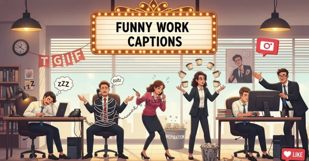 Funny Work Captions for Instagram