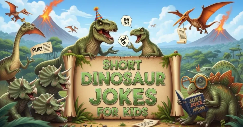 Short Dinosaur Jokes for Kids