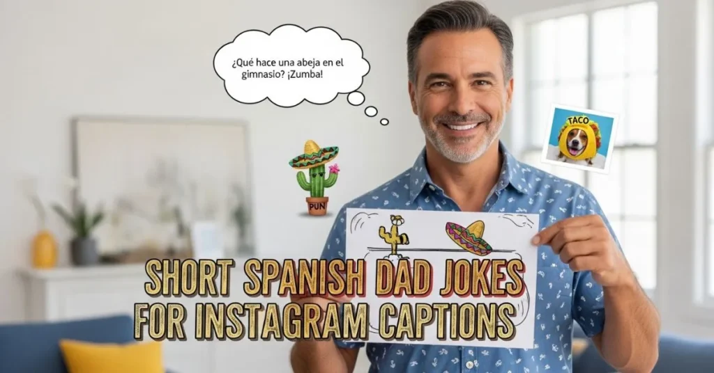 Short Spanish Dad Jokes for Instagram Captions