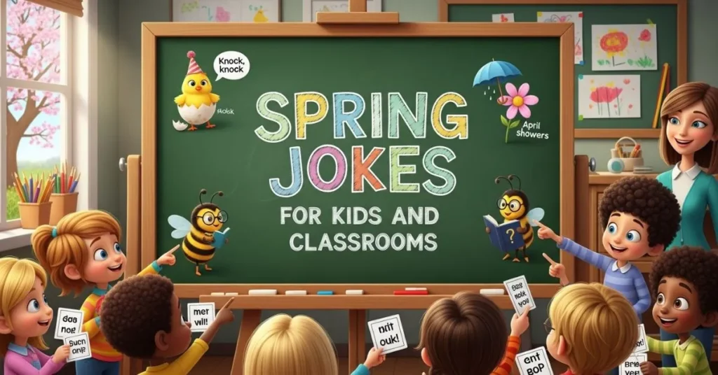 Spring Jokes for Kids and Classrooms