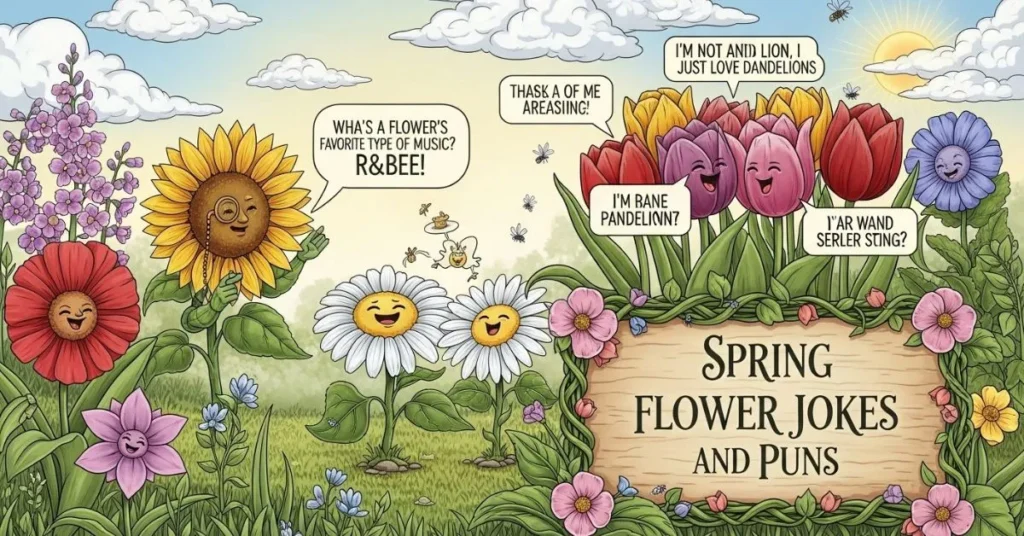 Spring Flower Jokes and Puns