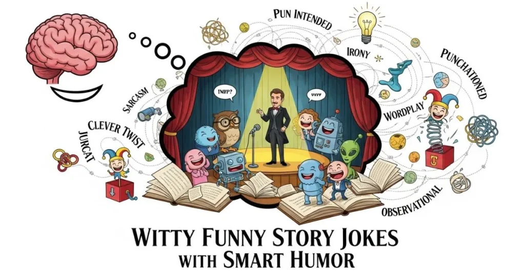 Witty Funny Story Jokes with Smart Humor