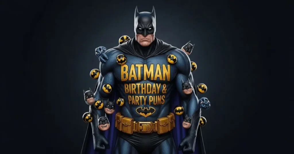 Batman Birthday and Party Puns