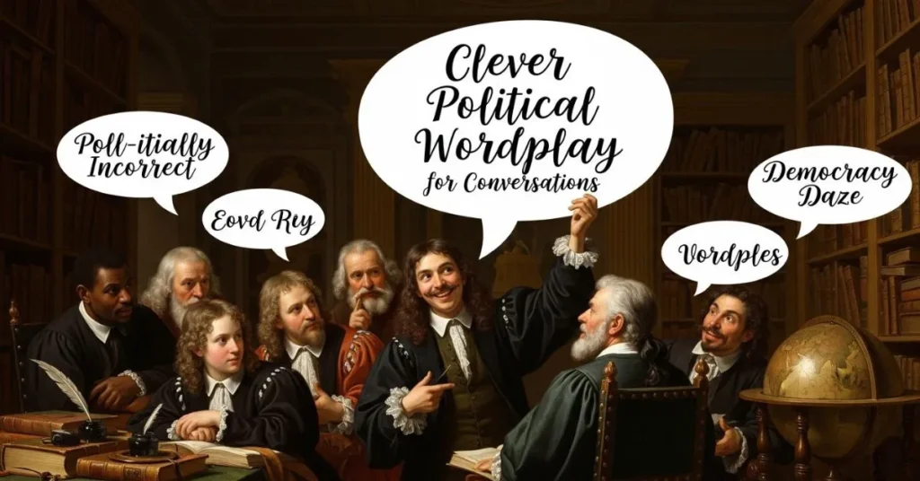 Clever Political Wordplay for Conversations