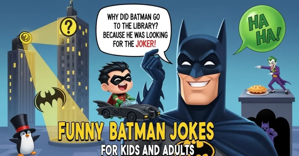 Funny Batman Jokes for Kids and Adults